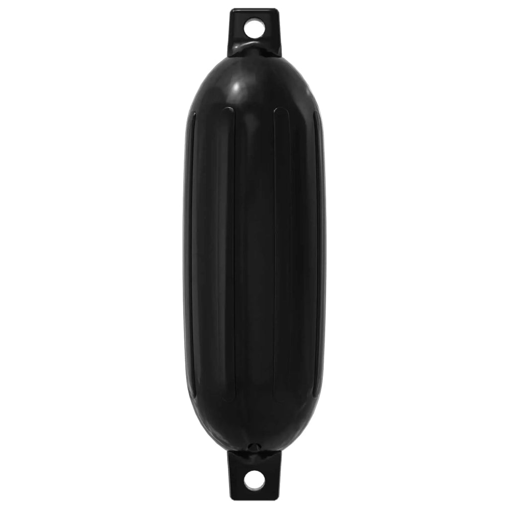 Fendini per barche 2 pz Ø 14 x 50 cm Nero PVC 42028742