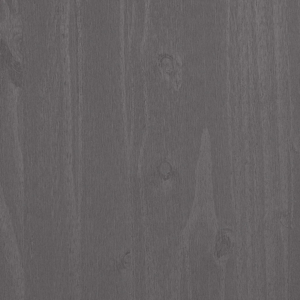 Credenza HAMAR Grigio Chiaro 79x40x80 cm Legno Massello di Pino 340439