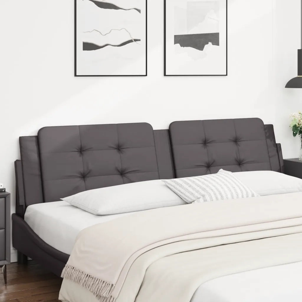 Cuscino Testiera Zadar Grigio 200 cm in Similpelle CFW3870696