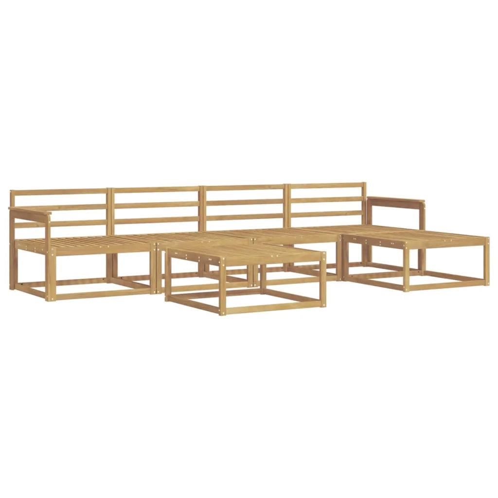 Set di divani da esterno 6 pcs Bianco 79 x 79 x 37 cm 3386328