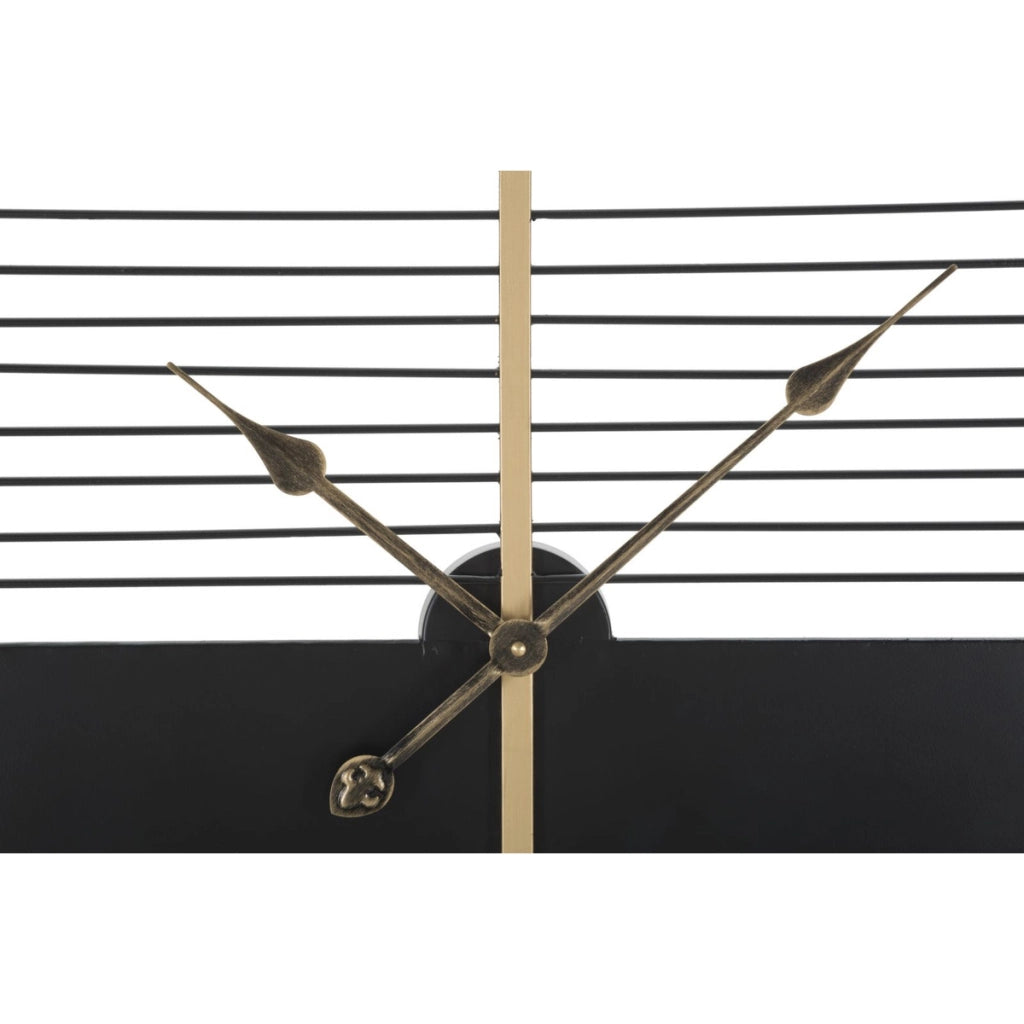 Orologio da Parete VKH236, Nero, Metallo, 60x4,5x60 cm