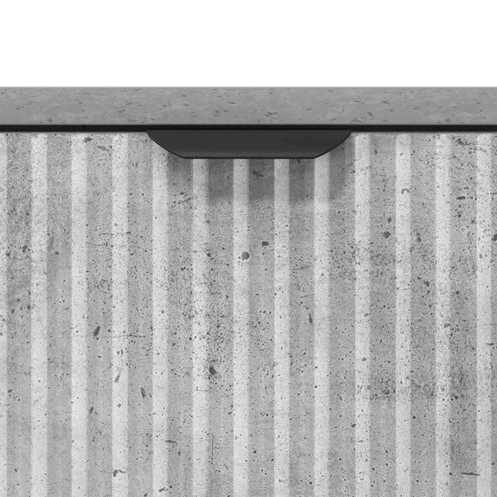 Credenza Grigio cemento 79,5 x 33 x 82 cm Legno multistrato 883437