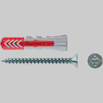 TASSELLO DI FISSAGGIO UNIVERSALE BICOMPONENTE DUOPOWER - 10 x 50 S - 25 pezzi - FISCHER