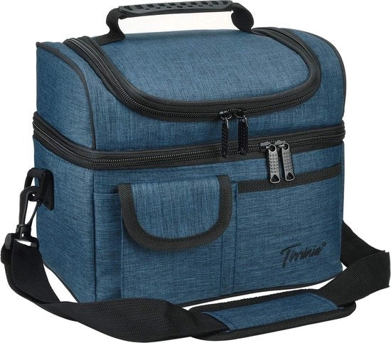 Borsa termica per uomini/lavoro, fitness, picnic, piccola borsa isolata e impermeabile per scuola, riutilizzabile, fitness, outdoor