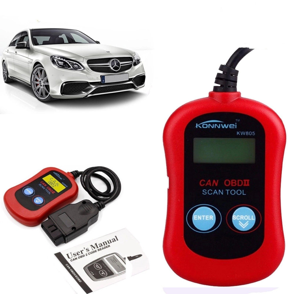 Trade Shop - Lettore Codici Guasto Auto Motore Scanner Diagnosi Diagnostica Obd2 Kw805 -