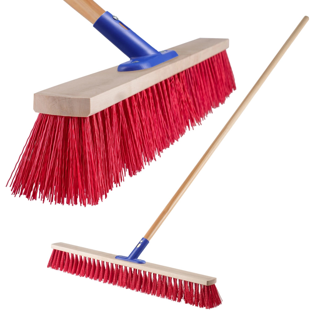 Scopa da giardino KADAX per spazzare strade e giardini, 80 cm