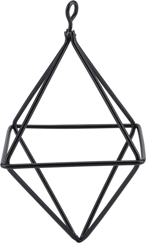 Sostituzione Geometrizata di un Porta Air - Supporto per Air Plant - Nero