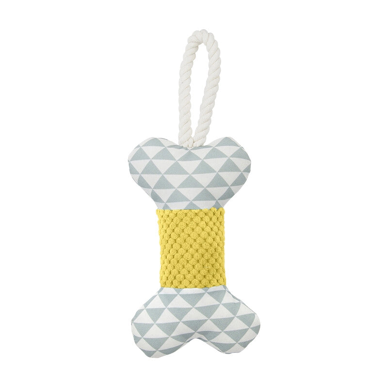 ZOOV GIOCO P/CANE MOD.OSSO GIALLO- 1,0 pz