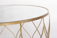 Set 2 Tavolino Elenor Tondo J17 in Metallo