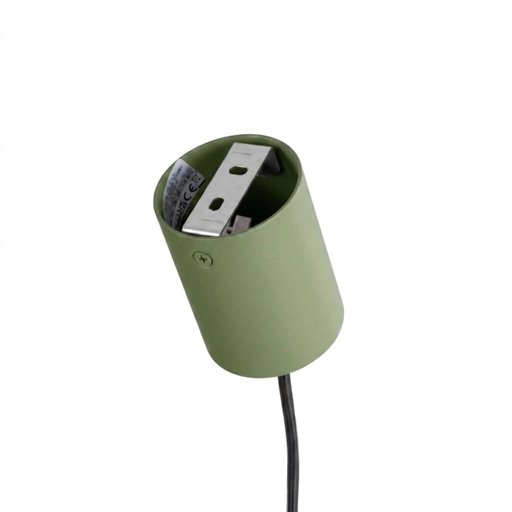 Lampadario KARBON 4 verde oliva
