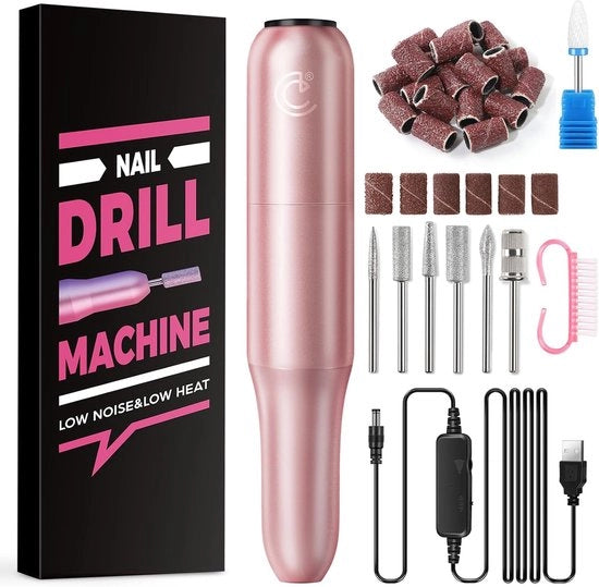 Set di manicure a batteria - 20000 giri/min - 20.000 giri/min