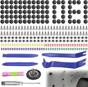 Set di riparazione per auto con 130 pezzi - chiodi a molla universali - attrezzo di levatura - uncinator - set di spilli - livella universale .