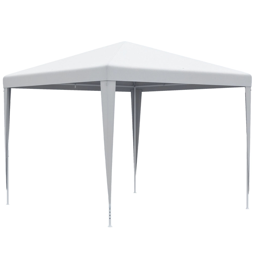 Gazebo da Giardino ¨C zephmum ¨C Bianco 2.7x2.7m Acciaio