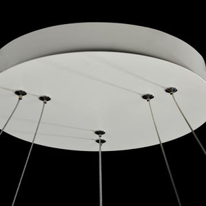 Lampada pendente Modern in Metallo Nola Bianco