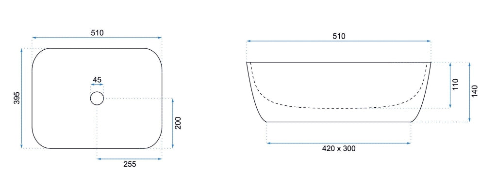 Lavabo Da Appoggio Rea Freja Beige