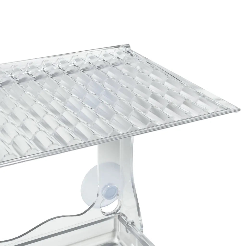 Mangiatoie per Uccelli da Finestra 2 pz in Acrilico 30x12x15 cm CFW5607349