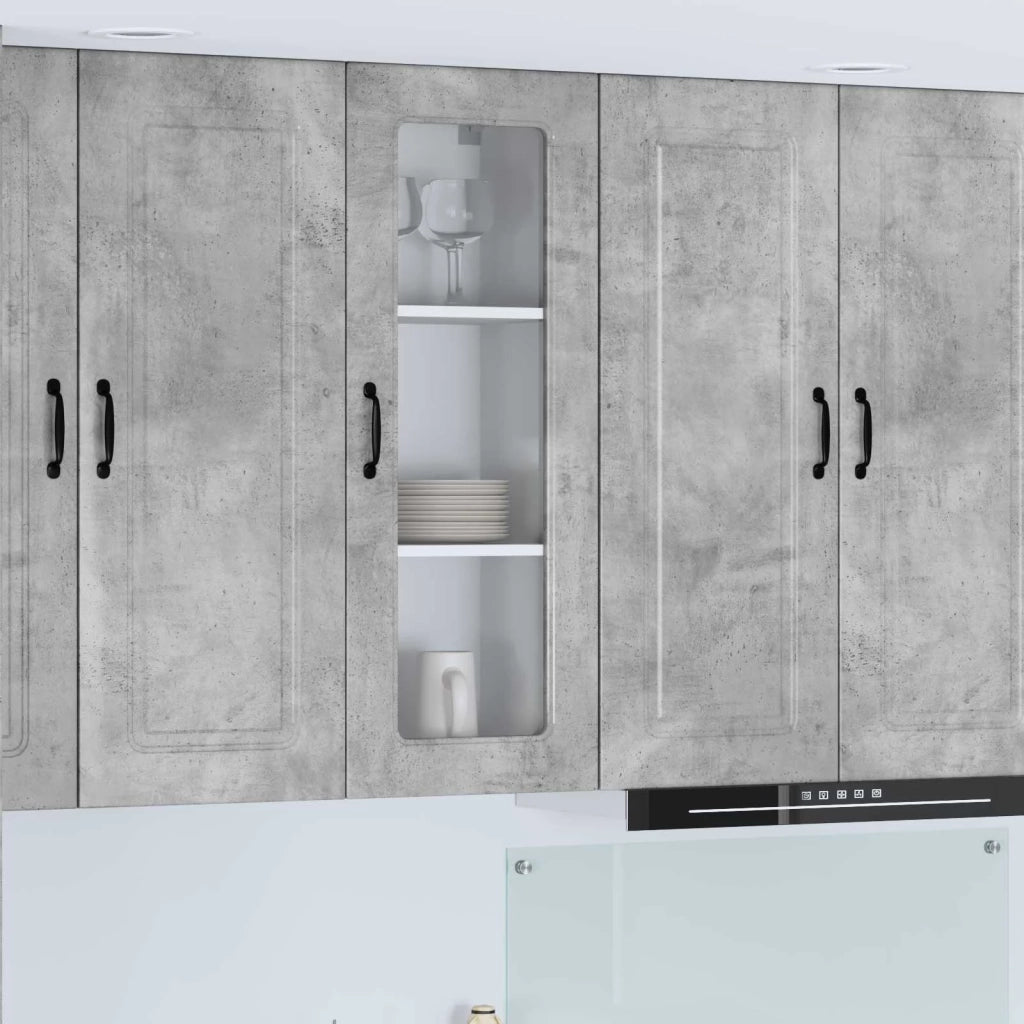 Pannello lavastoviglie Kalmar Grigio cemento 40 x 31 x 100 cm