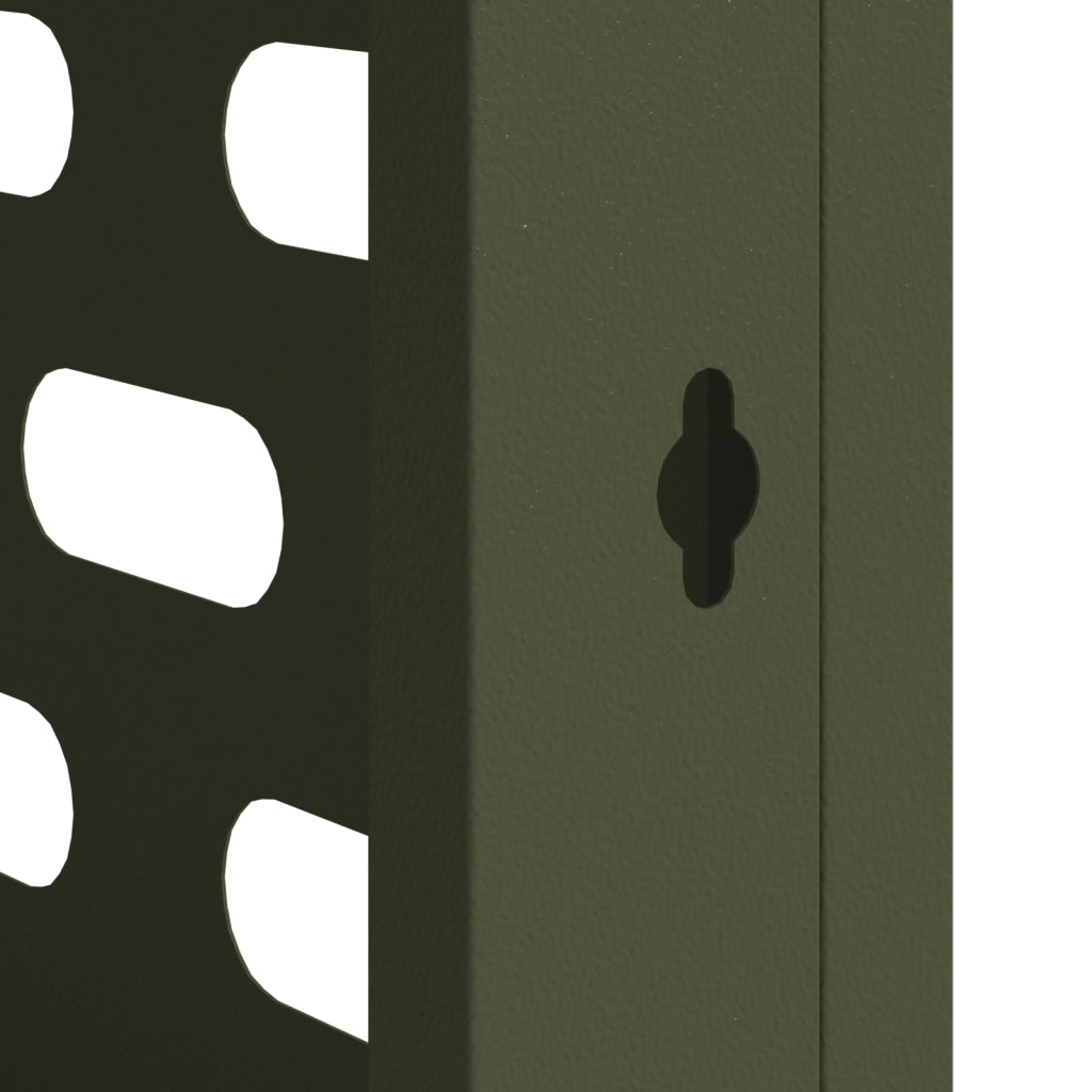 Cover per Condizionatore d'Aria Verde Oliva 100x50x70 cm Acciaio