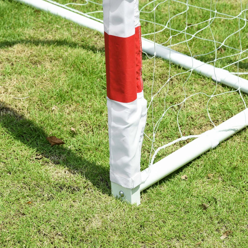 EasyComfort Rete da Calcio, Porta da Calcio e Calcetto in Plastica PE per Adulti e Bambini, 302x83x201cm