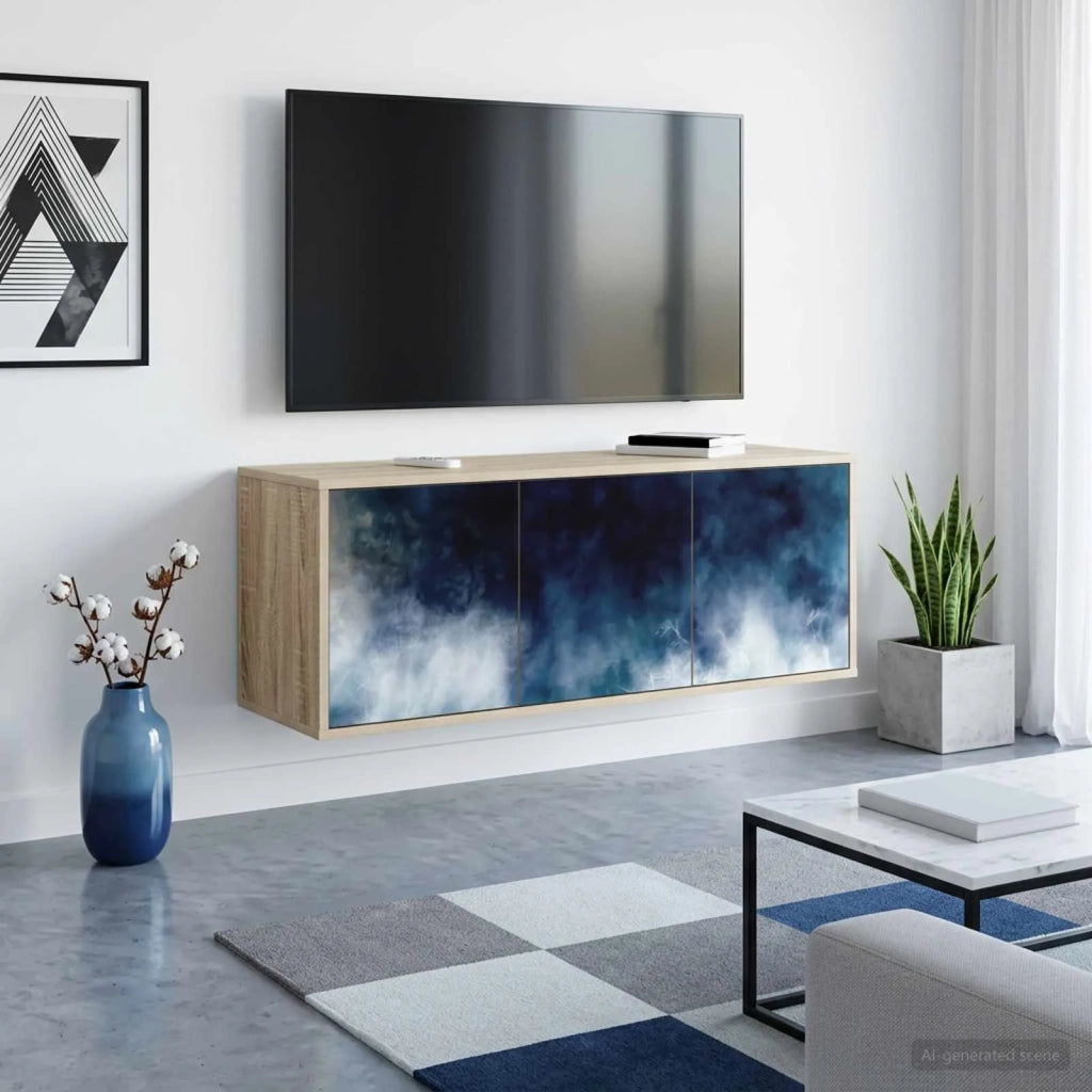 Mobile TV da Parete RAALTE 102 x 33 x 40 cm Rovere Sonoma 8007155