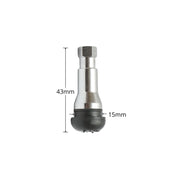 Valvola per ruota auto tubeless 43mm TR413AC cromata
