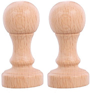 Stempelli in legno con maniglia rotonda, 2 pezzi stempelli per fai da te, stantuffi e ganci, sigilli vuoti, stampe per sculptura per scrapbooking, cartoline artigianali, diario