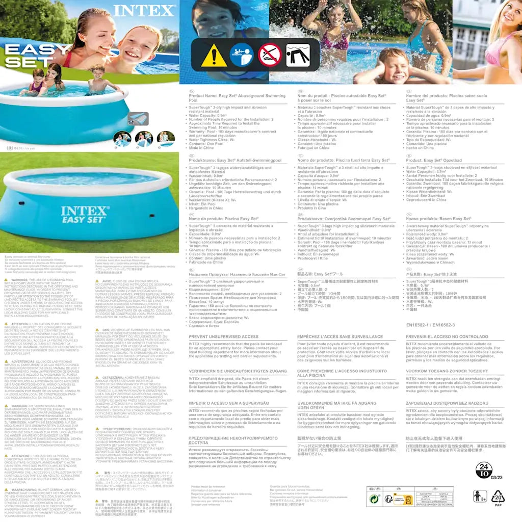 INTEX Piscina Easy Set 183x51 cm 3202746