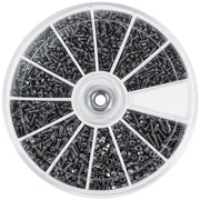 Set di viti 600 pezzi - Kit di viti assortito - Adatto per orologi/elettronica - Set di viti M1/M1.2/M1.4/M1.6