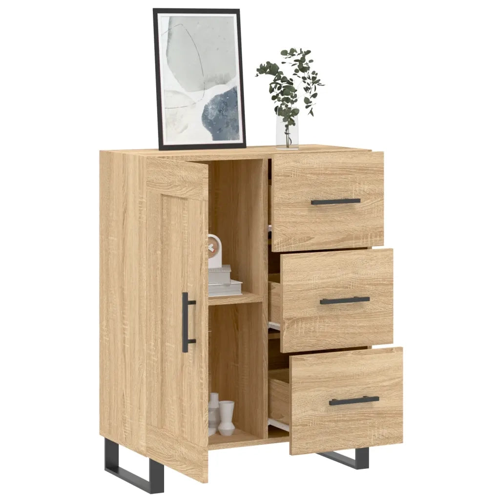 Credenza Rovere Sonoma 69,5x34x90 cm in Legno Multistrato 830287
