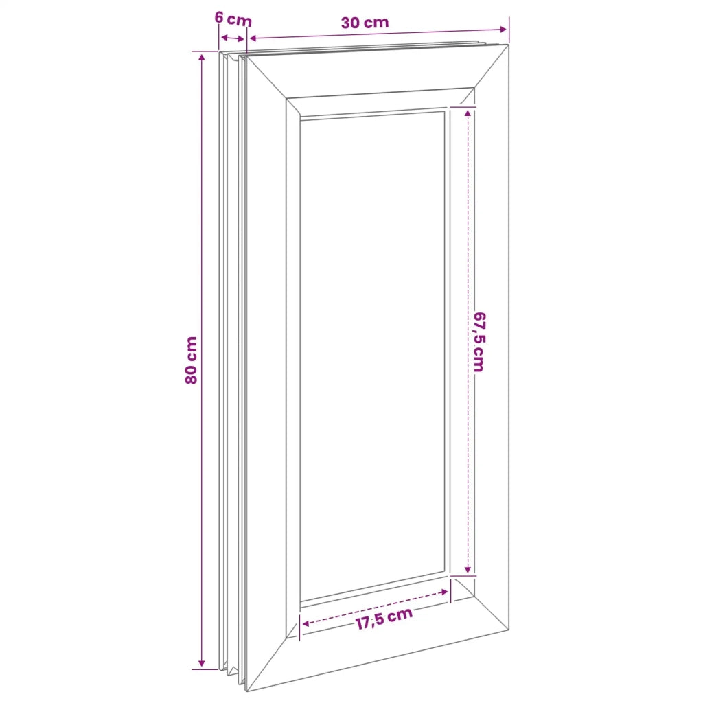 Finestra Cantina RISOR 30 x 80 cm PVC e Vetro 42047980