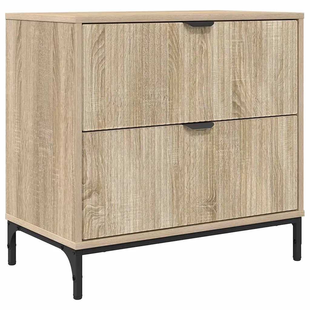 Comodino | Armadio da Notte | Mobiletto da notte rovere sonoma 63.5 x 36 x 61 cm Legno multistrato