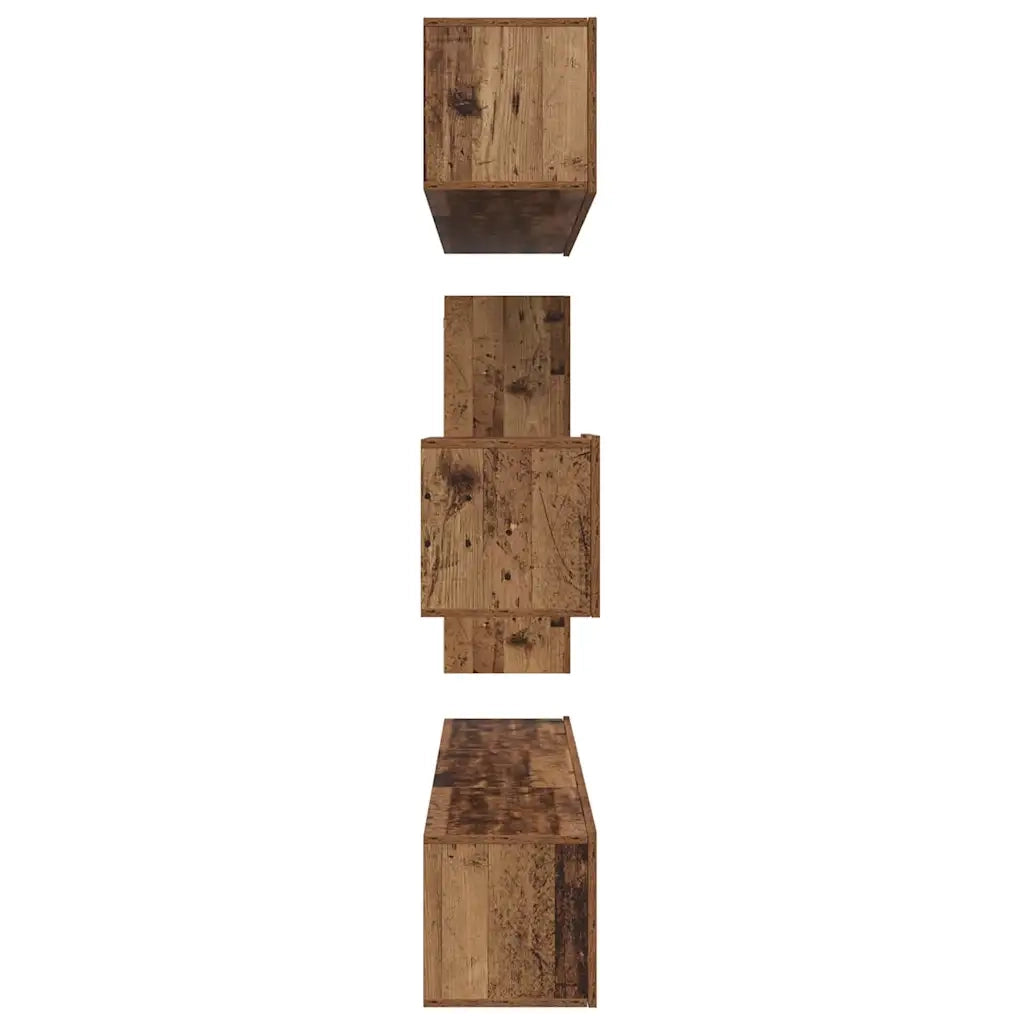 Set mobile TV 8 pcs Legno vecchio Legno multistrato 3393132