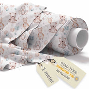 Stoffe con motivi per bambini - Stoffe in cotone per metro - Stoffe per cucire per metro - Stoffa per mobili - Stoffa in canapa 160cm x 1M