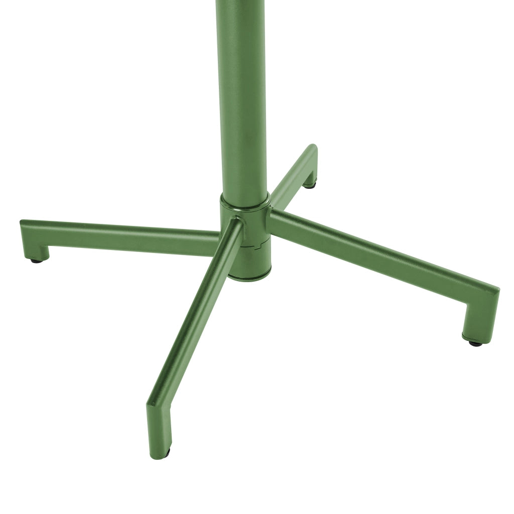 Oviala - Tavolo da giardino bistrot quadrato con piano pieghevole verde cactus