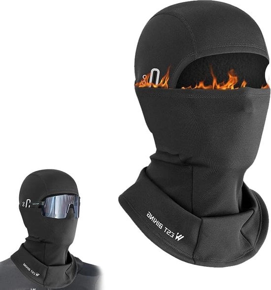 Muffa impermeabile per bivacco invernale - Balaclava calda per uomini e donne - Fleece termoisolante - Respirante e multifunzionale per sci e motocicletta.