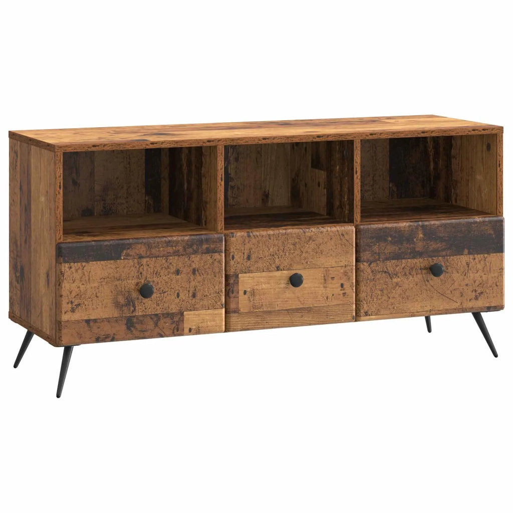 Mobile TV Legno antico 102 x 34,5 x 50 cm Legno ingegnerizzato