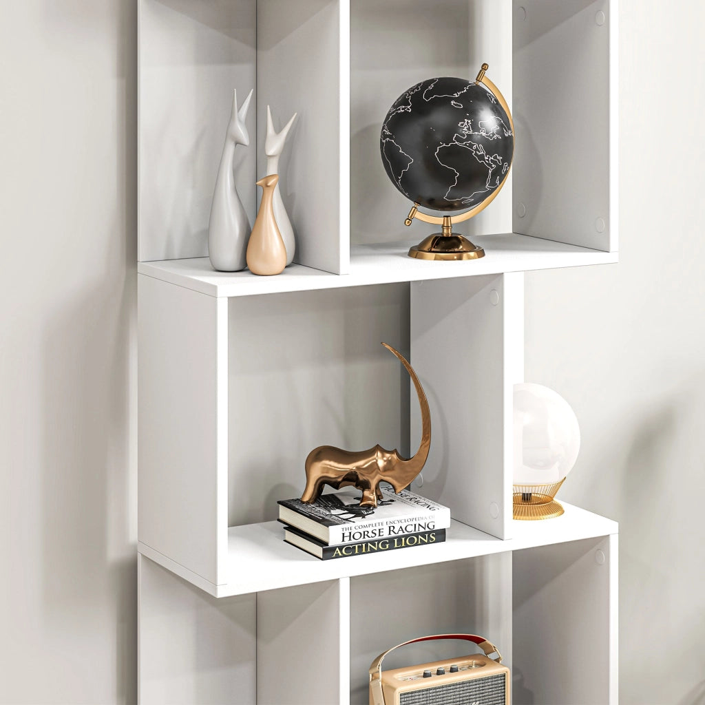 Mobile Libreria 5 Ripiani 60x24x184,5 cm Bianco