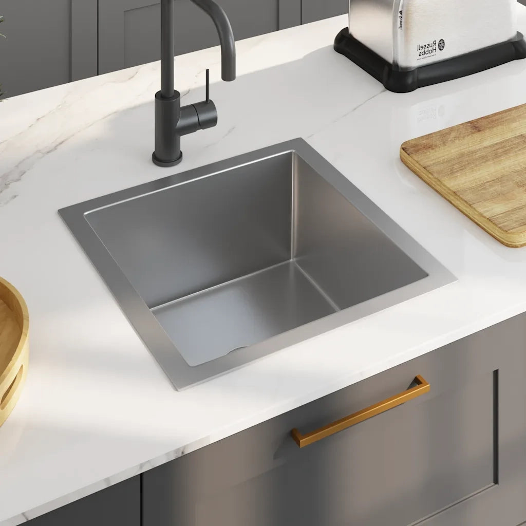 Lavello da Cucina Lavorato a Mano con Filtro in Acciaio Inox cod mxl 54041