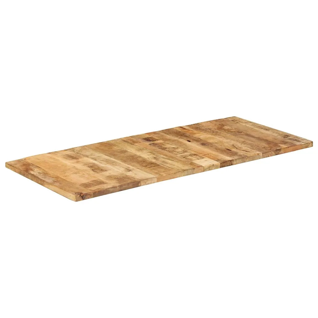 Piano Tavolo in Legno Massello di Mango 25-27 mm 140x60 cm 286026