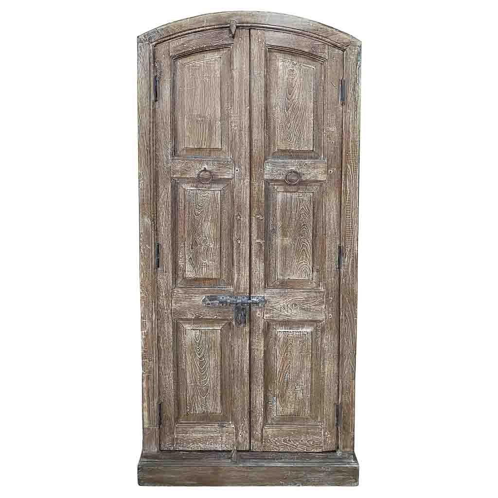Armadio in legno fatto a mano 90-100x37x170-195h cm