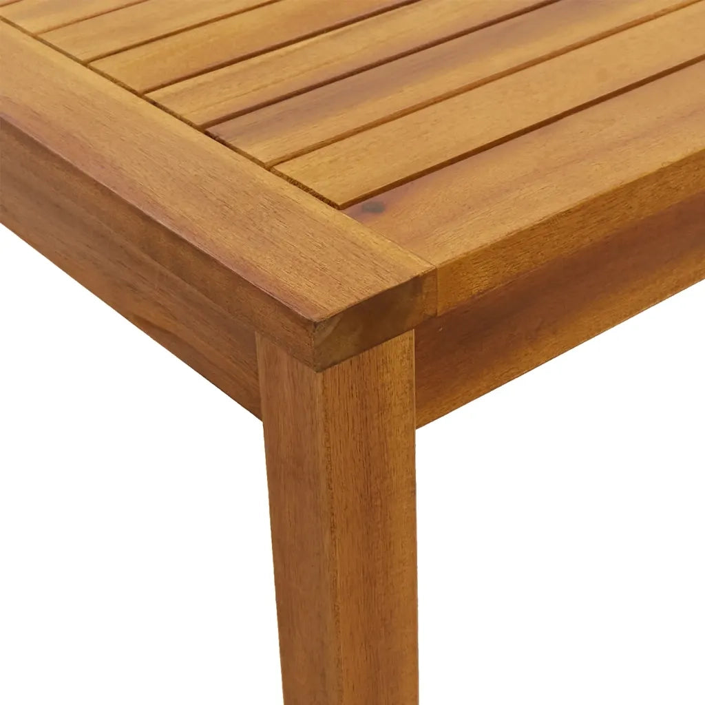 Tavolo da Giardino-Tavolo da esterno 110x55x67 cm Legno Massello d'Acacia
