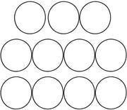 Kit di riparazione orologeria anelli di gomma - Afdichtingsring - Afdichtingen - Gomma - Impermeabile - Resistente alla polvere - Adatto per orologi con diametro 13-40 mm - Afdichtingsring