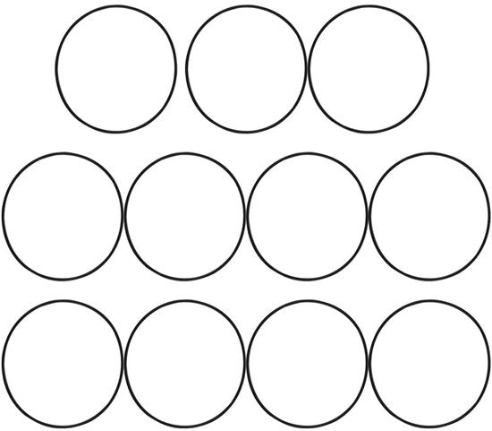 Kit di riparazione orologeria anelli di gomma - Afdichtingsring - Afdichtingen - Gomma - Impermeabile - Resistente alla polvere - Adatto per orologi con diametro 13-40 mm - Afdichtingsring