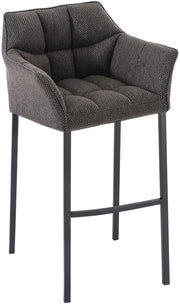 Barhocker Damaso B Stoff mit 4-FuЯ Gestell