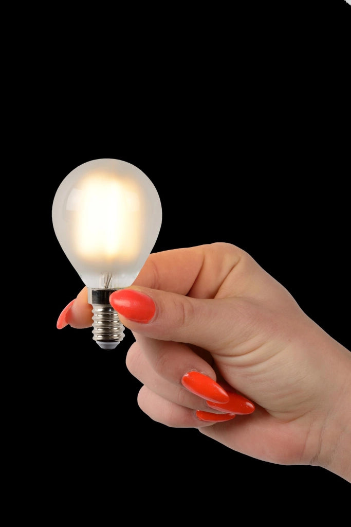 Lampadina LED E14 4W 2700K opalina Lucide