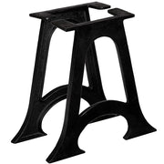 Gambe per Tavolino da CaffÃ¨ 2 pz Base ad Arco Forma di A Ghisa cod mxl 55708