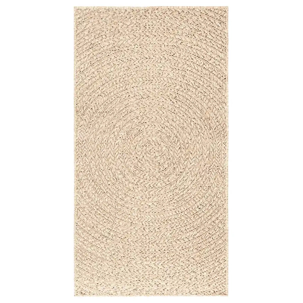 Tappeto ZIZUR Beige 80x150 cm Aspetto Iuta Interni ed Esterni 4010402