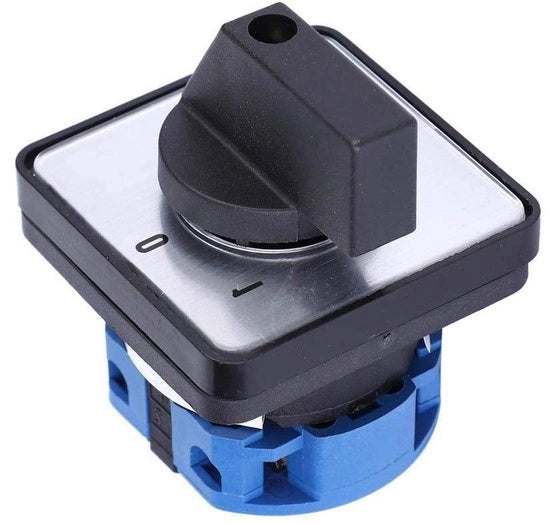 Draai schakelaar 2 posizioni 20 A AC 660 V schakela con camme rotativa 4 contatti commutatore di trasformazione giri la manopola per combinazione di camme cambiamento di fonte di alimentazione - Modello LW26D-20/C02.1
