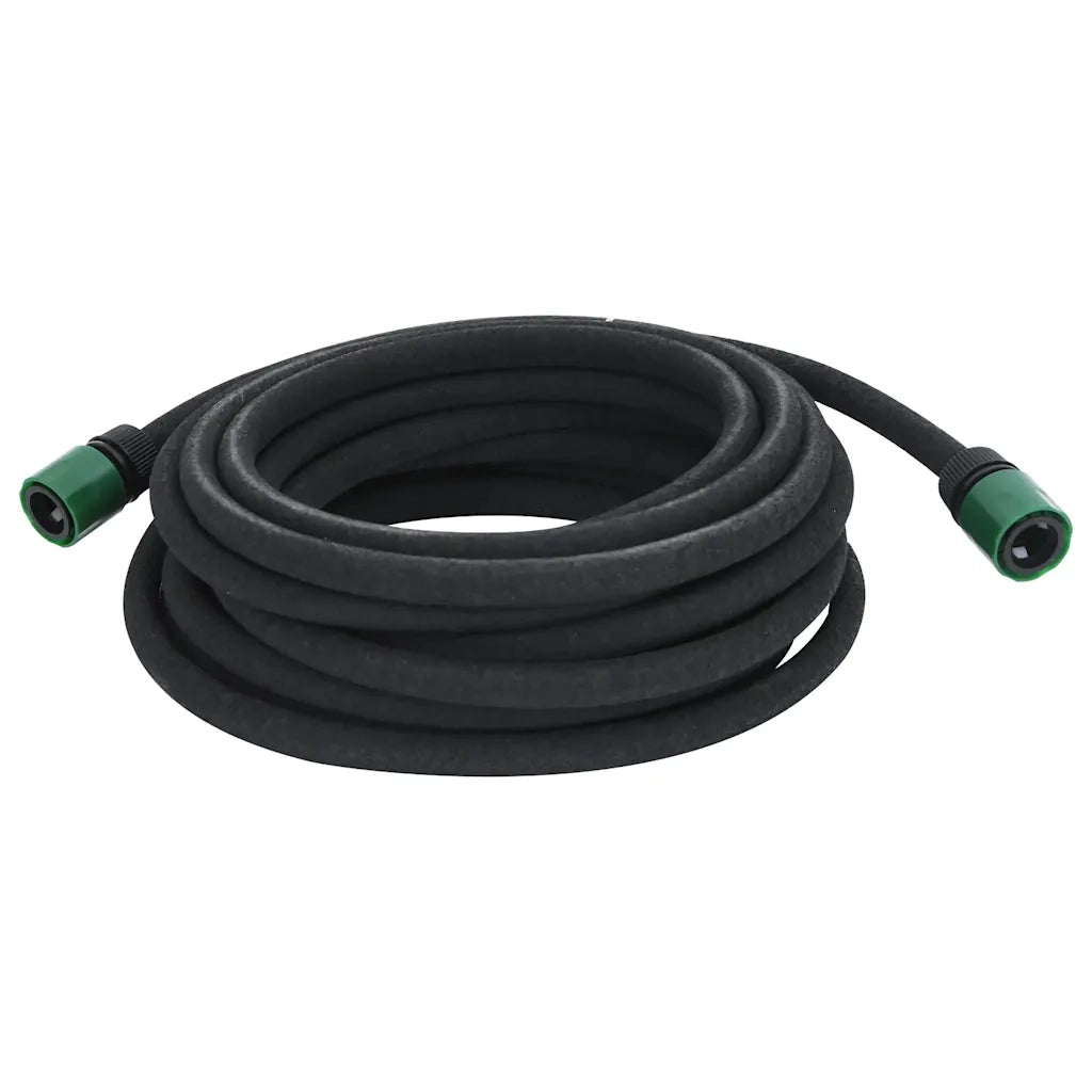 Tubo di Irrigazione da Giardino Nero 0,6" 10 m in Gomma