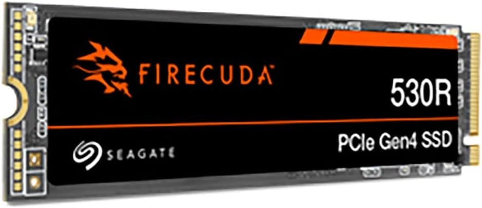 FireCuda 530R NVMe SSD 2TB, per PS5/PC, M.2 PCIe Gen4 ×4 NVMe 1.4, 7.400 MB/s, 3D-TLC-NAND, 5.050TBW, Data Rescue Service (ZP2000GM3A063)